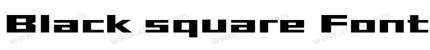 Black square Font字体转换